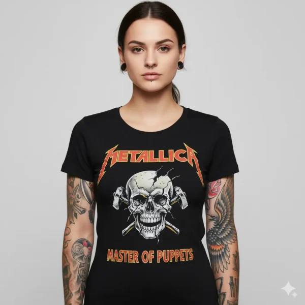 Camiseta Metallica chica
