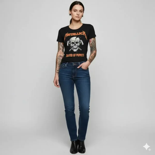 Camiseta Metallica chica