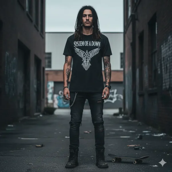 delnate cuerpo entero Camiseta System of a down